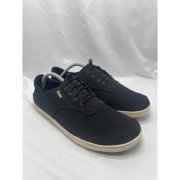 Olukai Men's Nohea Moku Mesh Black Slip Ons Boat Shoes Mens 11.5 - Picture 3 of 10